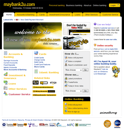 website revamp meaning - maybank 2012