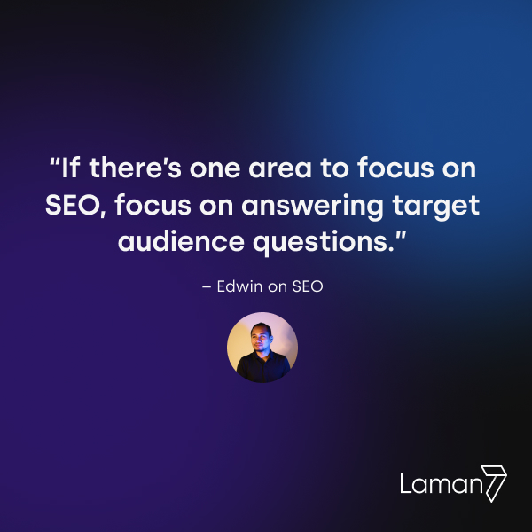 SEO for Website - Focus on Answering audience