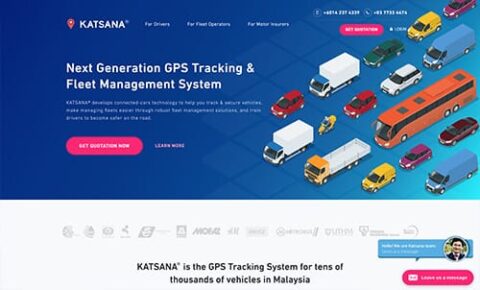 - website design style katsana